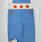 Pumpkin Embroidery Boys Longall Boys Bubbles + Rompers Banana Split   