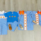 Pumpkin Embroidery Boys Pant Set Boys Sets Banana Split   