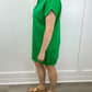 Shayla Scallop Dress - Green Short Dresses Entro