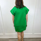 Shayla Scallop Dress - Green Short Dresses Entro
