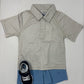 Boy's Polo - Khaki/Green/Peach Boys Shirts + Polos Southbound   