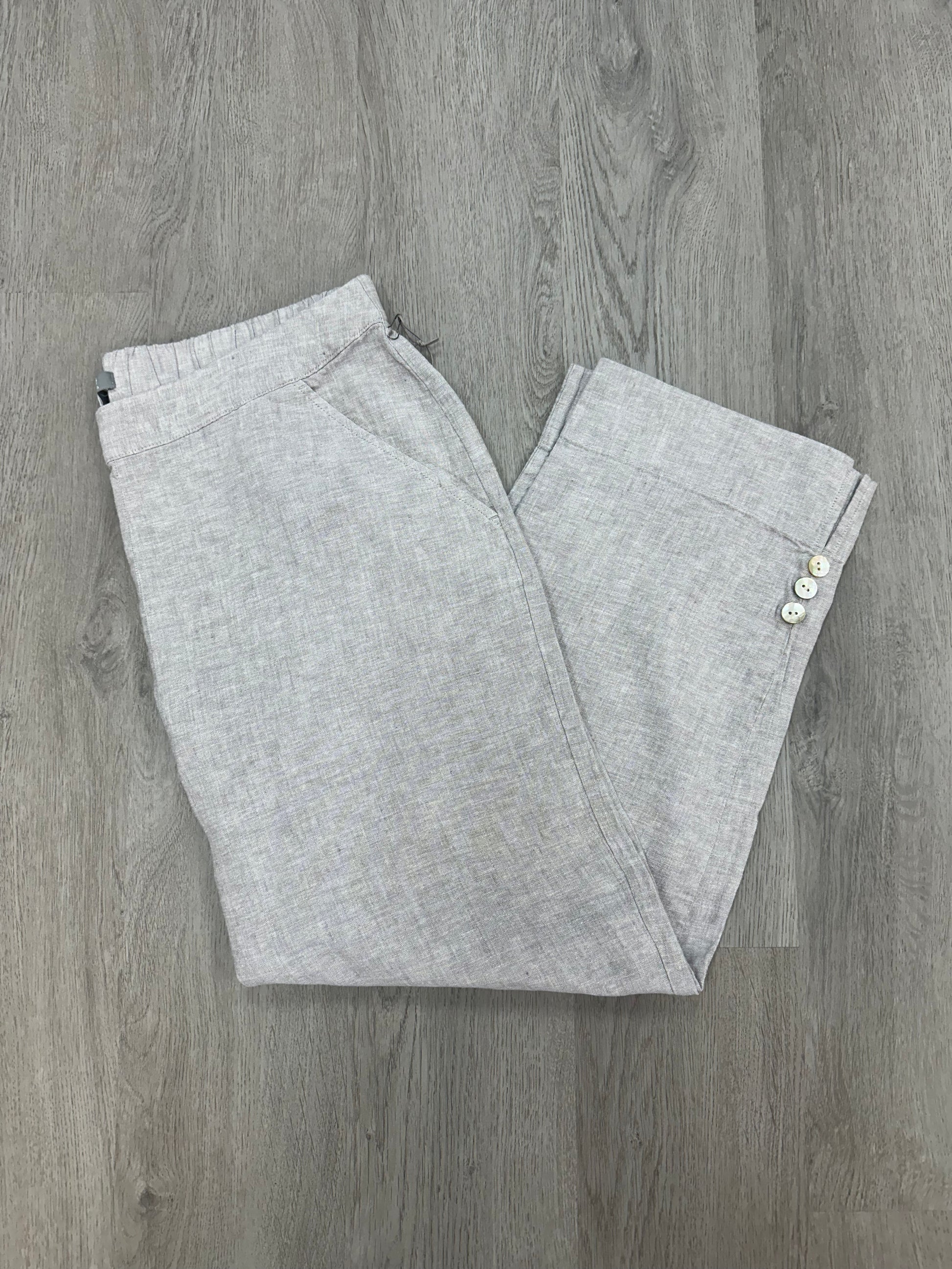 Easy Linen Crop Pants - Gull Pants Habitat   