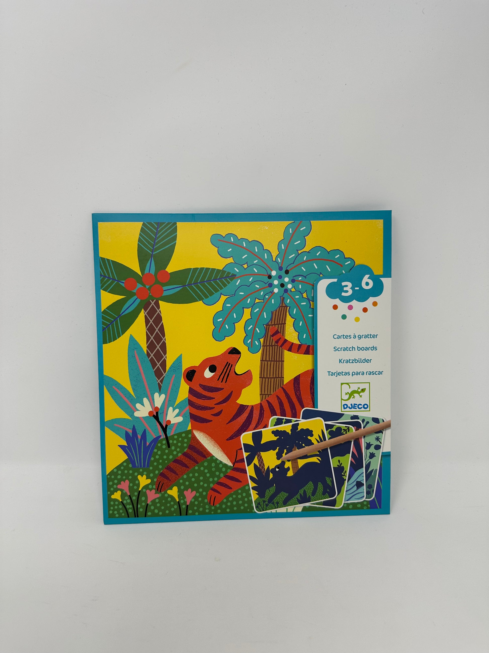PG Scratch Card Big Animals Toys DJECO   