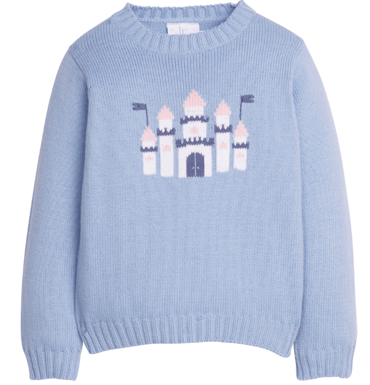 Intarsia Sweater - Castle Girls Sweaters + Sweatshirts Little English   