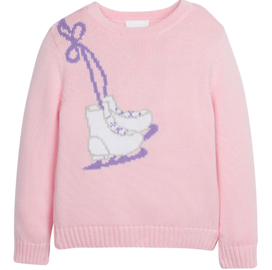 Ice Skate Intarsia Sweater Girls Sweaters + Sweatshirts Little English   