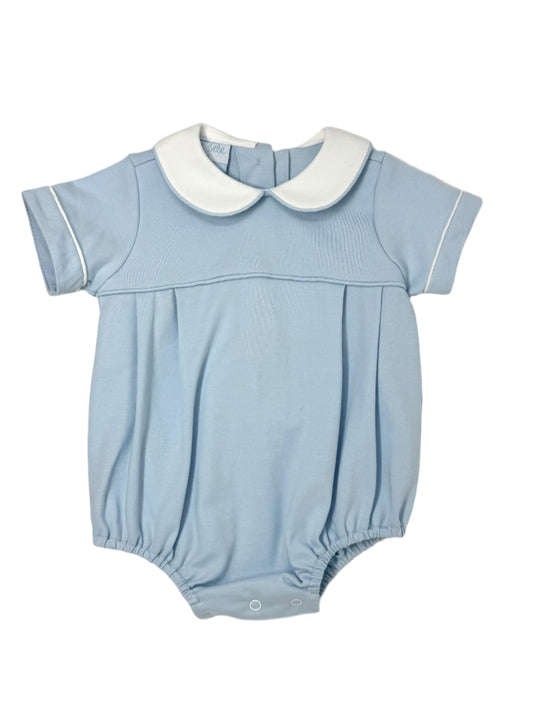 James Blue Knit Boy's Bubble Boys Bubbles + Rompers Petit Bebe