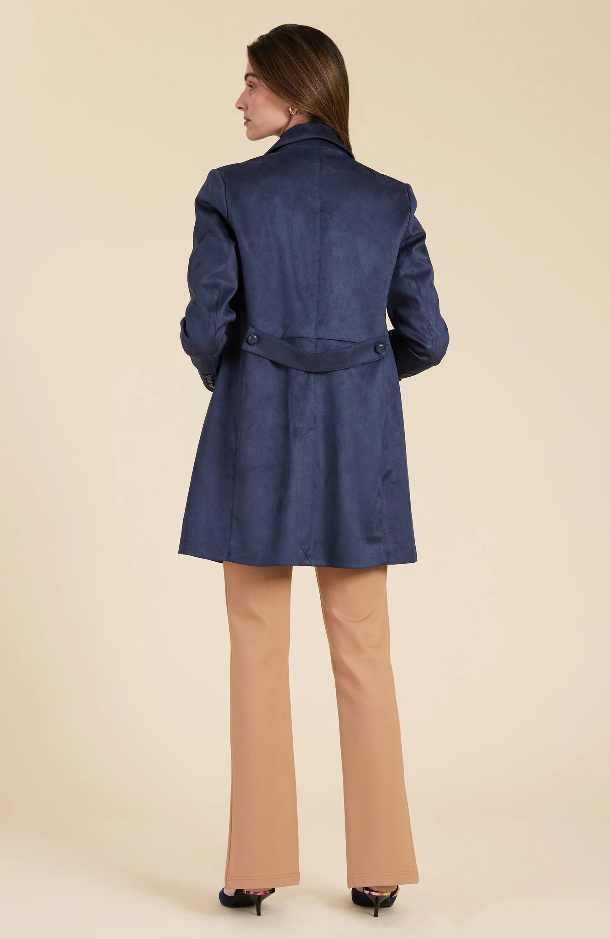 Jordan Faux Suede - Navy Outerwear Tyler Boe   