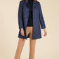 Jordan Faux Suede - Navy Outerwear Tyler Boe   