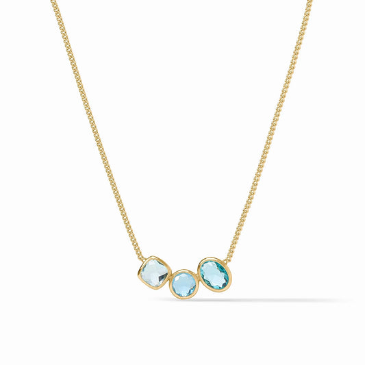 Kaleidoscope Delicate Necklace - Bahamian Blue Necklaces Julie Vos