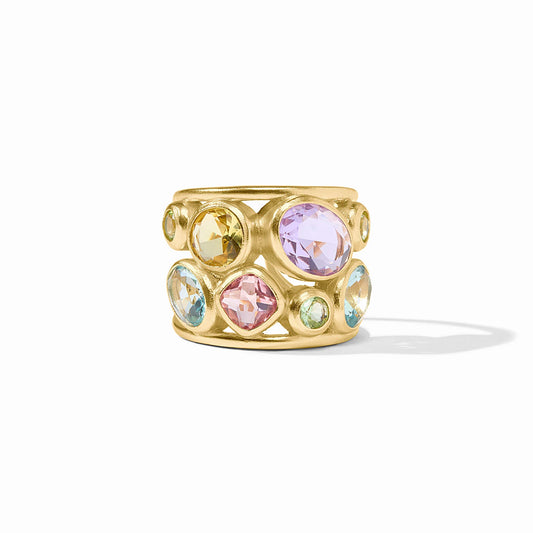 Kaleidoscope Statement Ring - Multi Stone - Size 7 Rings Julie Vos