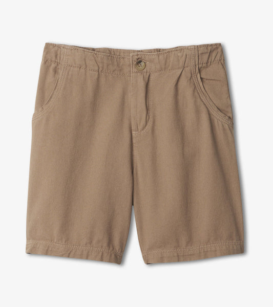 Khaki Twill Shorts - Thatched Boys Shorts Hatley