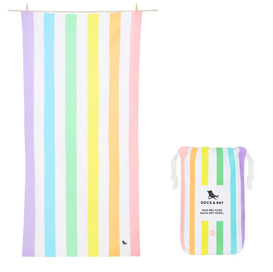 Kids Beach Towel - Unicorn Waves Textiles Dock & Bay   