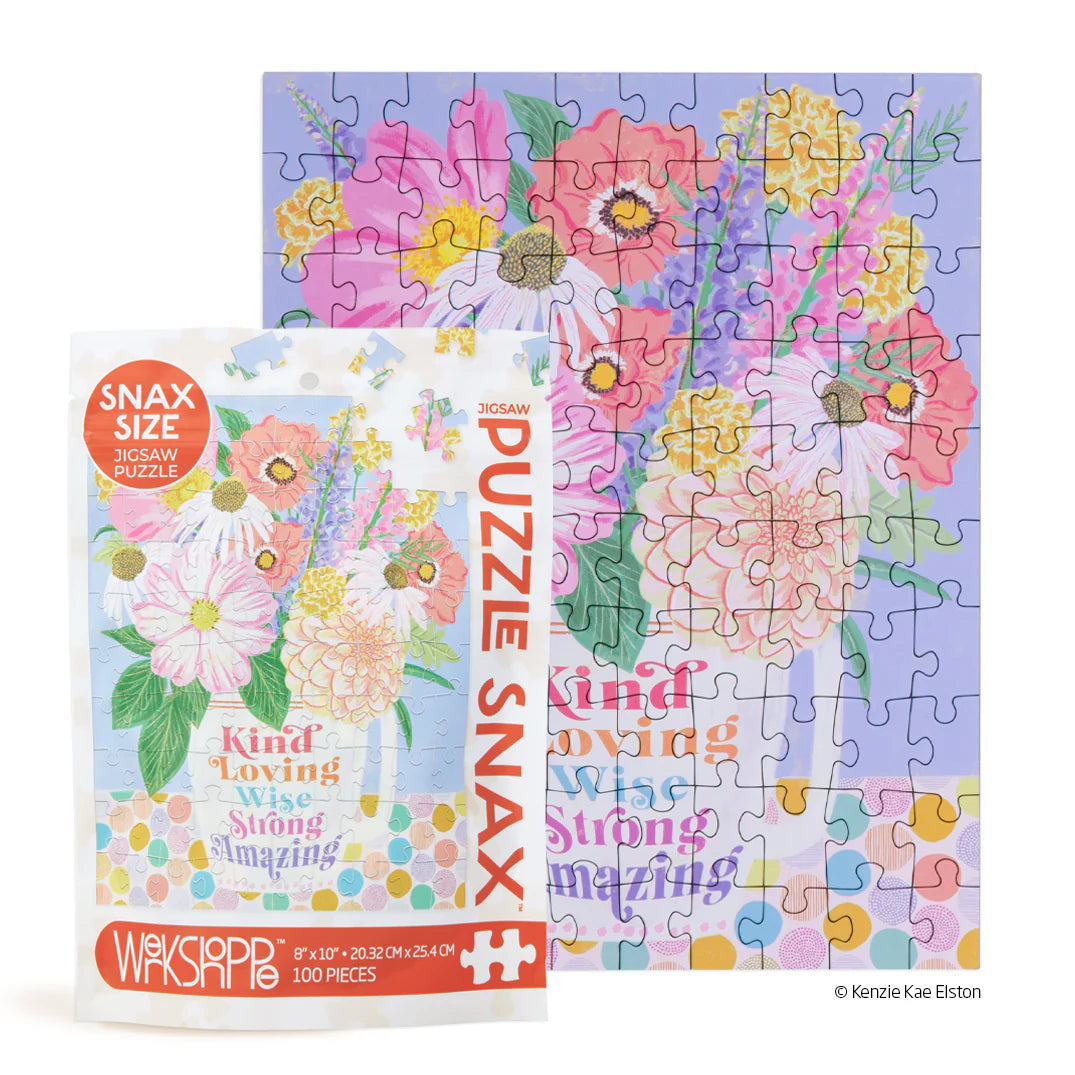 Kind Loving Strong 100 Puzzle Snax Misc Accessories Werkshoppe   