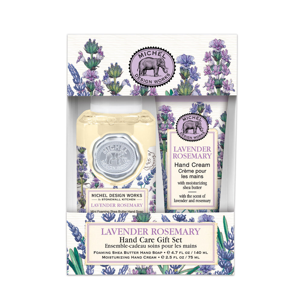 Lavender Rosemary Hand Care Gift Set Self-Care Michel Design Works