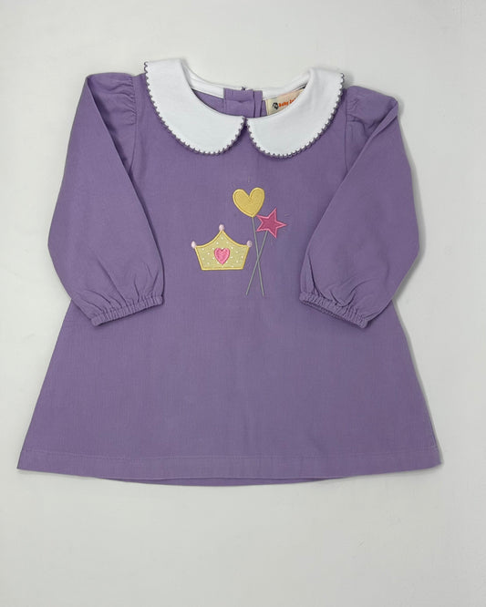 Lavender Dress w/ Crown & Wand Girls Play Dresses Luigi   