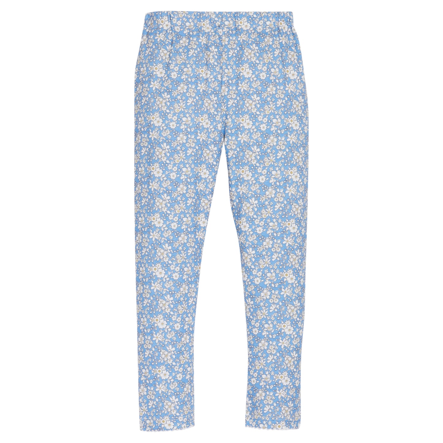 Leggings - Roland Floral Blue Girls Pants + Leggings Bisby   