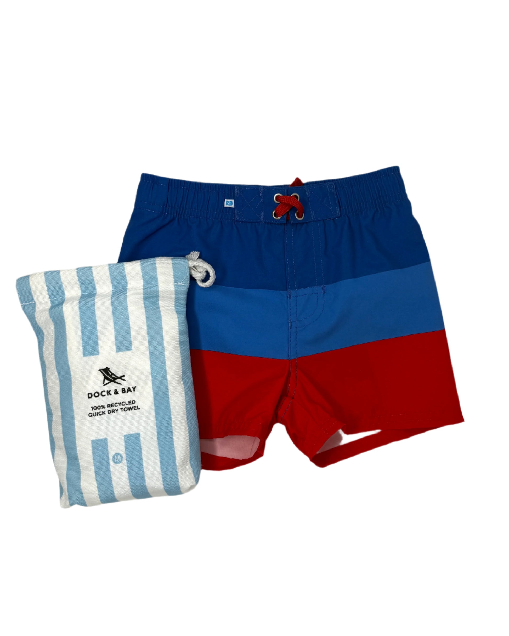 Liberty Color Block Swim Trunks Kids Swim Rufflebutts