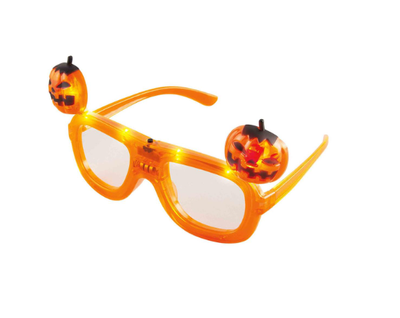 Light Up Halloween Glasses Seasonal Mudpie Pumpkin  