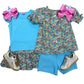 Eyelet Tank - Aqua Girls Tops + Tees Bisby