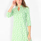 Lillian Dress - Abstract Greens Short Dresses Duffield Lane