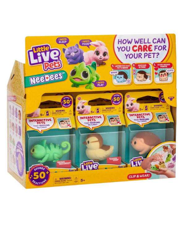 Little Live Pets Needees Toys License 2 Play   