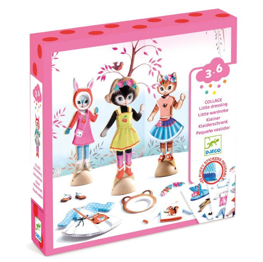 Little Wardrobe Collage Toys DJECO