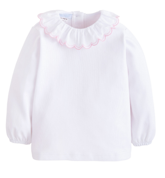 London Blouse - Light Pink Girls Tops + Tees Little English   