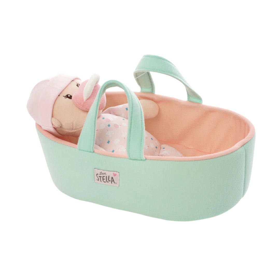 Love Stella My First Doll & Bassinet - Peach Toys Manhattan Toy Company