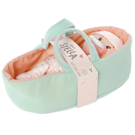 Love Stella My First Doll & Bassinet - Peach Toys Manhattan Toy Company