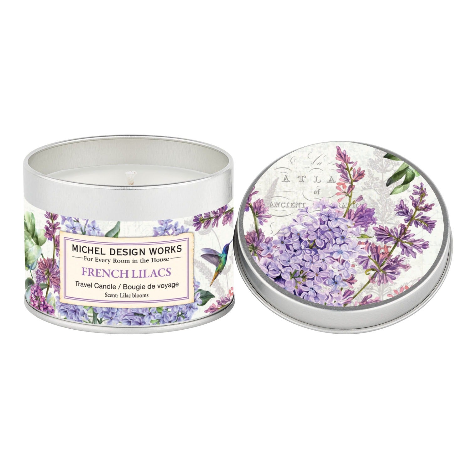 French Lilacs Travel Candle Candles Michel Design Works