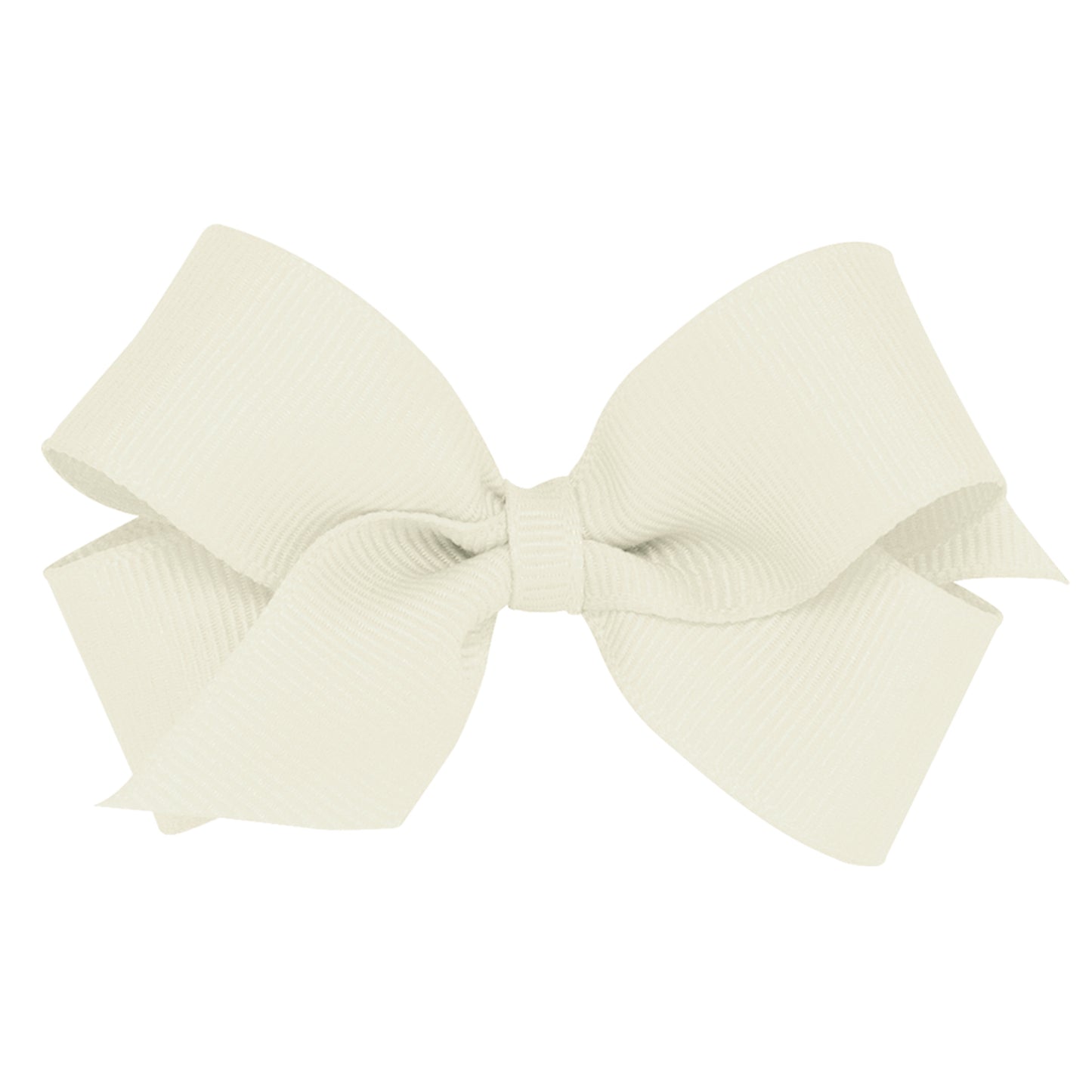 Mini Grosgrain Bow - Antique White Kids Hair Accessories Wee Ones