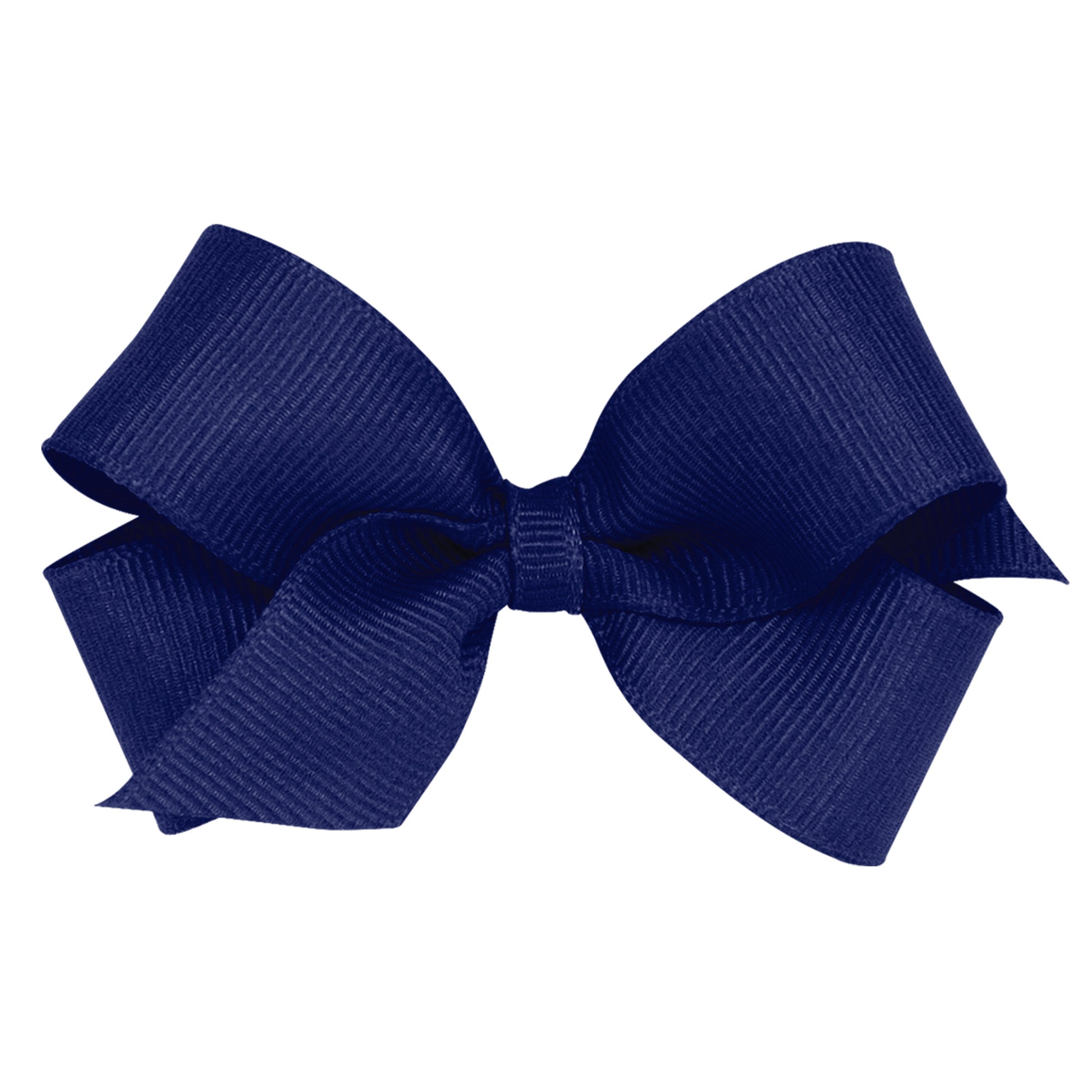 Mini Grosgrain Bow - Light Navy Kids Hair Accessories Wee Ones