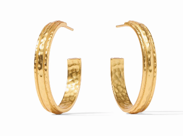 Madison Hoop - Gold - Medium Earrings Julie Vos   