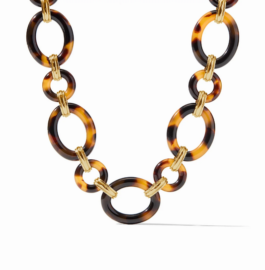 Madison Link Necklace - Tortoiseshell Necklaces Julie Vos   