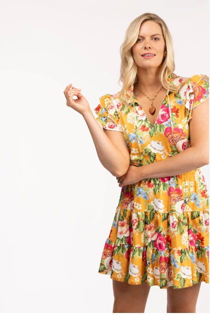 Maeve Dress - Buttercream Garden Short Dresses Smith & Quinn   