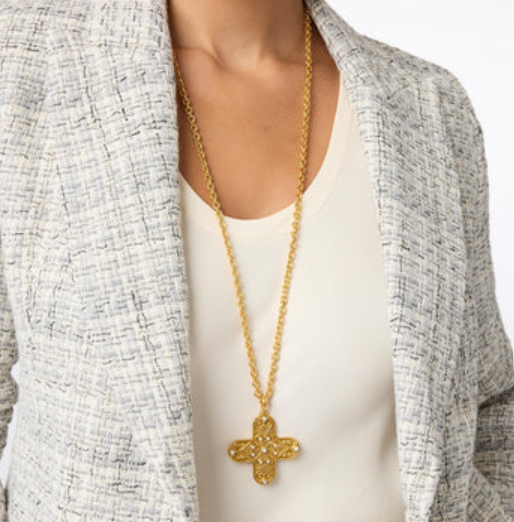 Malta Corinth Pendant - Pearl Necklaces Julie Vos   