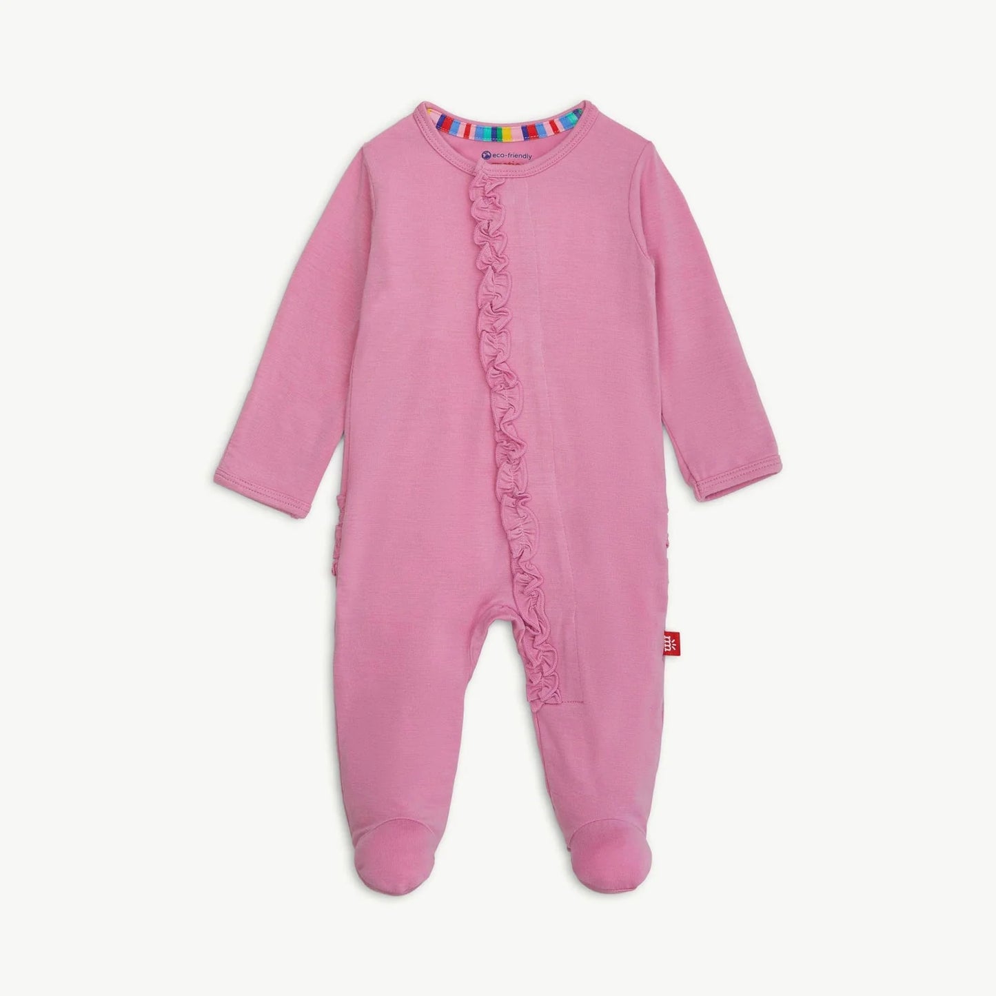 Mauve Footie Baby Sleepwear Magnetic Me   