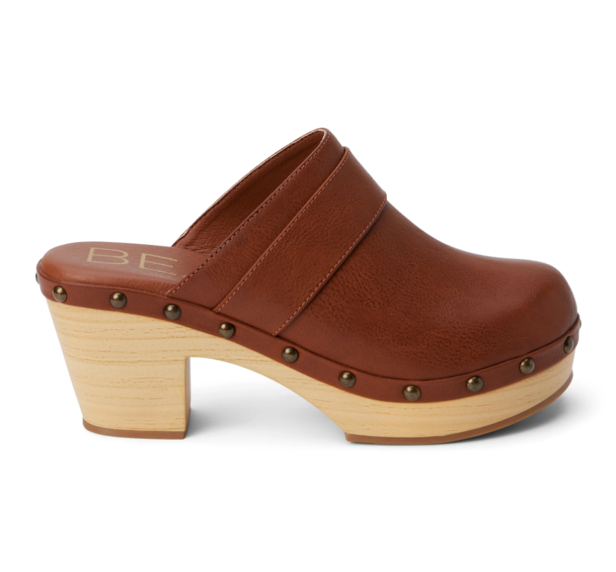 Maverick Heeled Clog - Cognac Shoes Matisse   