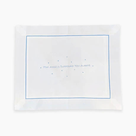 May Angels Surround You Always Pillow - Blue Home Decor Anne Neilson Home   