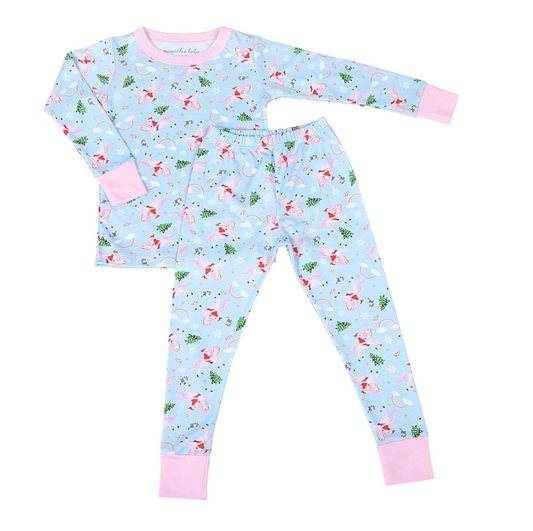 Merry Unicorn Long Pajamas Kids Pajamas Magnolia Baby   