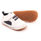 Meshy - Snow/Navy Boys Shoes Old Soles   