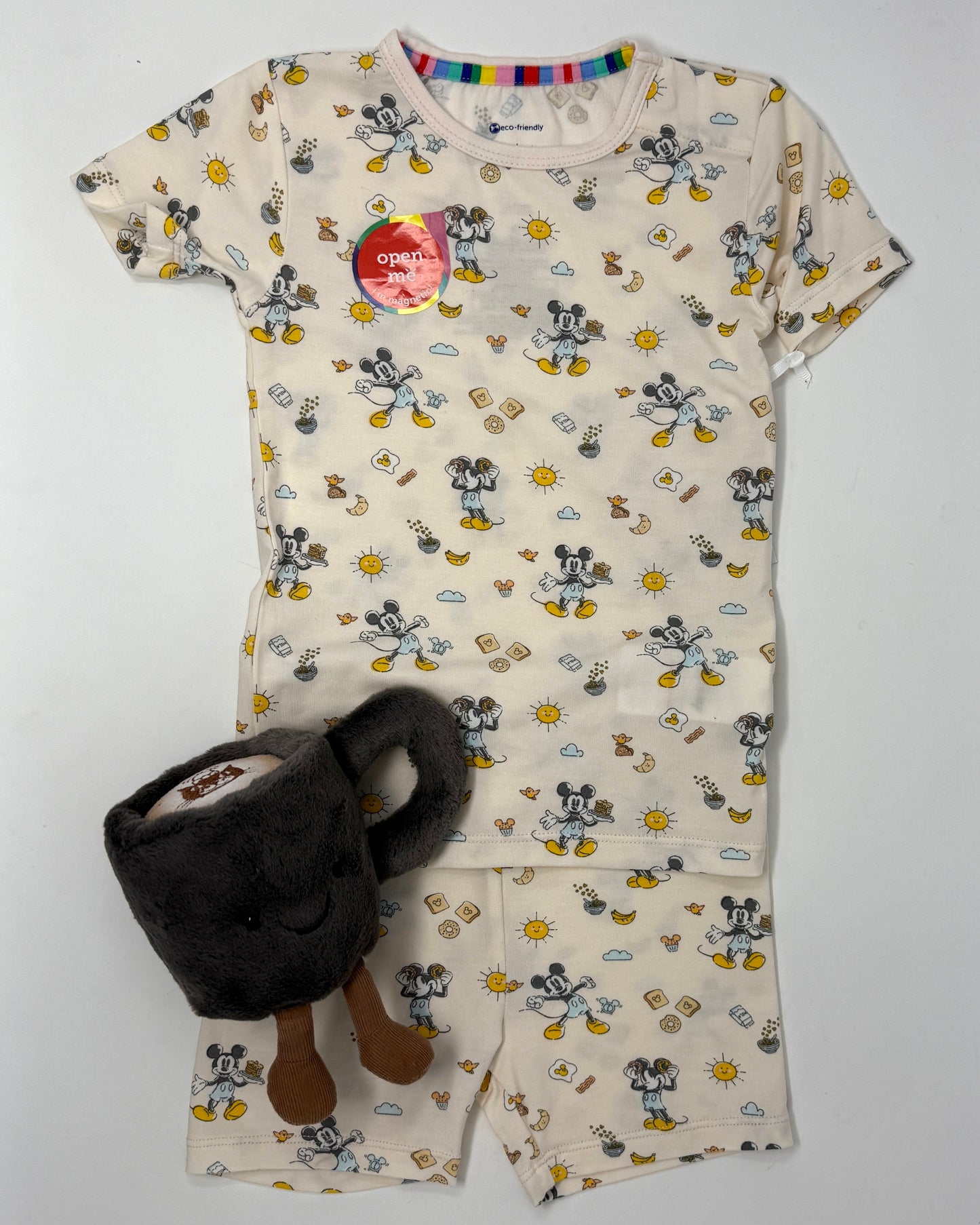 Mickey's Brunch S/S Modal Toddler Pajamas Kids Pajamas Magnetic Me