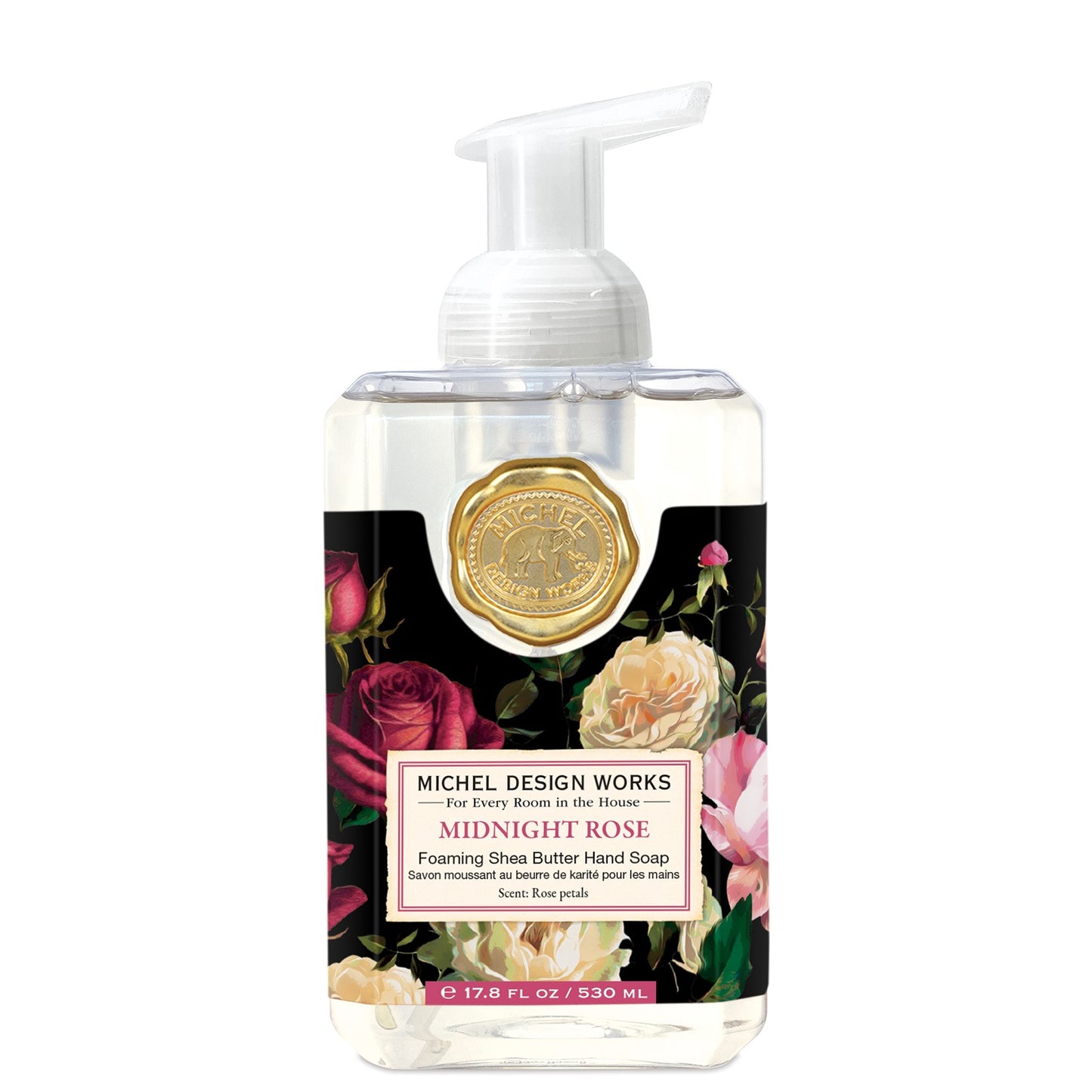 Midnight Rose Foaming Hand Soap Self-Care Michel Design Works