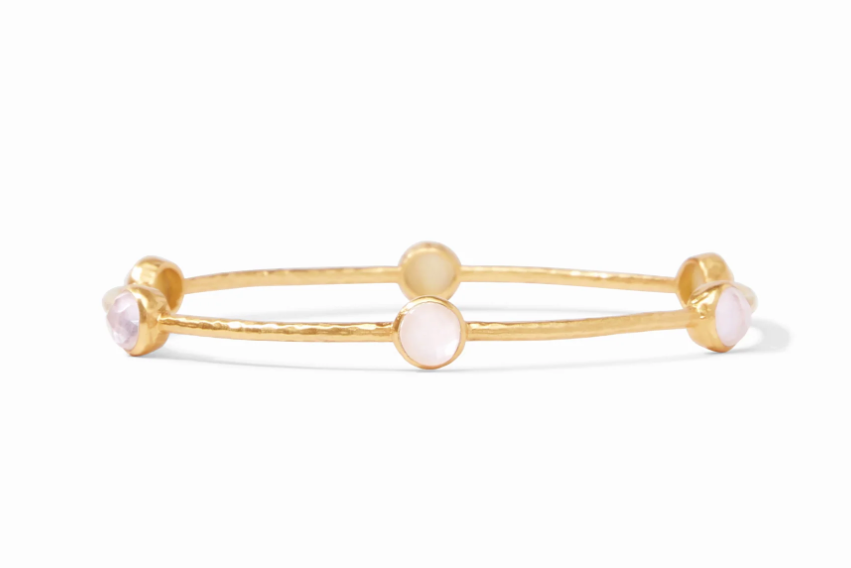 Milano Luxe Bangle - Iridescent Rose - Small Bracelets Julie Vos   