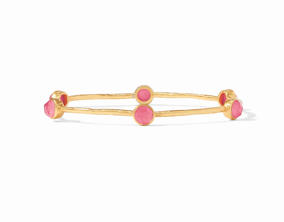 Milano Luxe Bangle Gold Peony Pink - Small Bracelets Julie Vos   