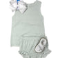Millie Bloomer Set - Mint Stripe Girls Sets Millie Jay