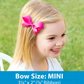 Mini Grosgrain Scallop Edge Bow - Light Yellow Kids Hair Accessories Wee Ones   
