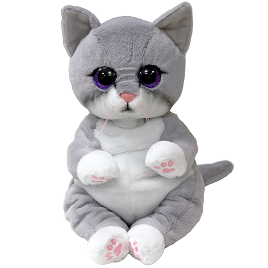 Morgan Grey Cat Beanie Bellies - Medium