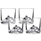 Everest Whiskey Glass Set of 4 Kitchen + Entertaining Liiton   