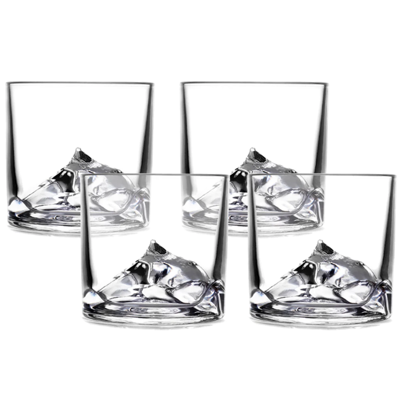 Everest Whiskey Glass Set of 4 Kitchen + Entertaining Liiton   